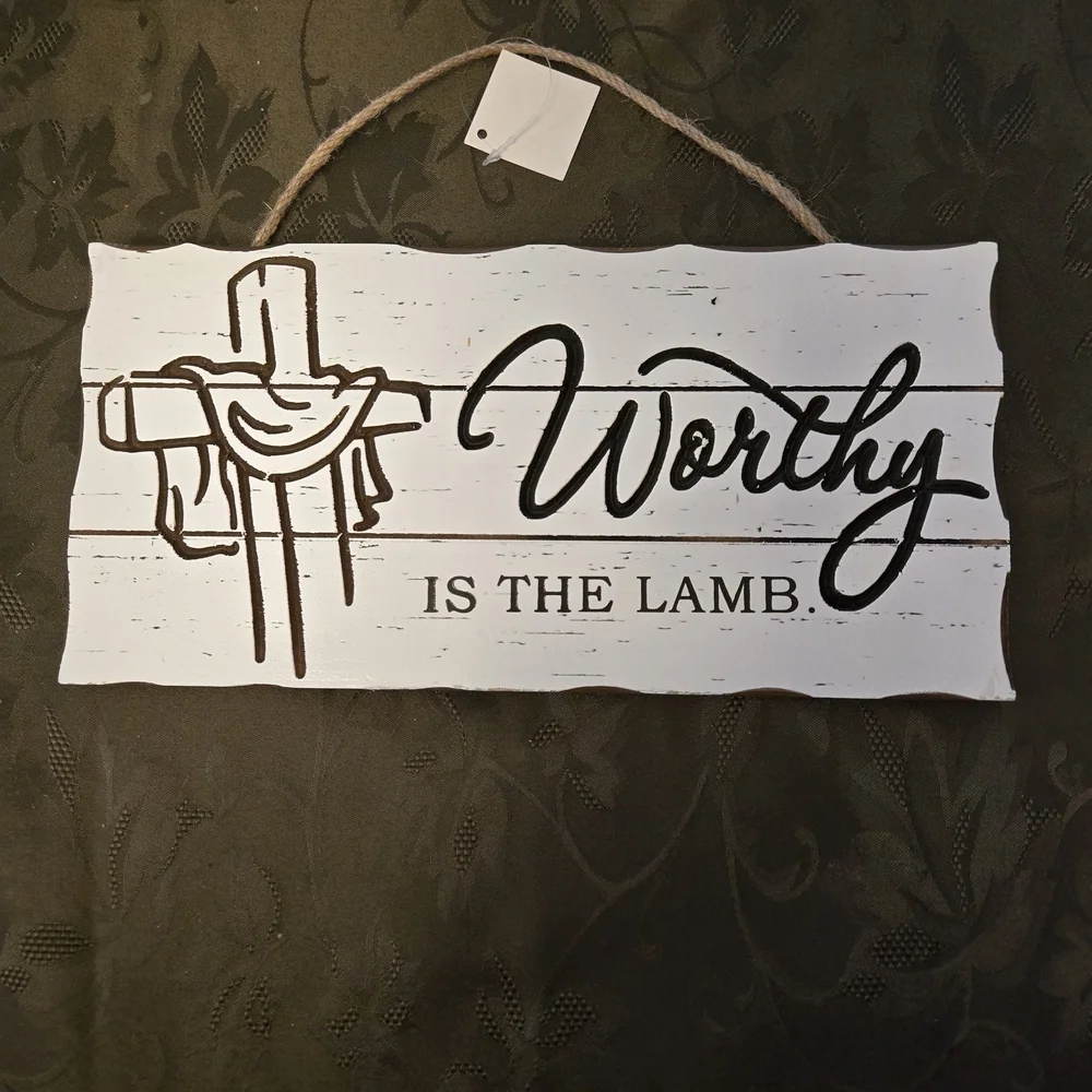 Inspirational White Wall Decor Sign